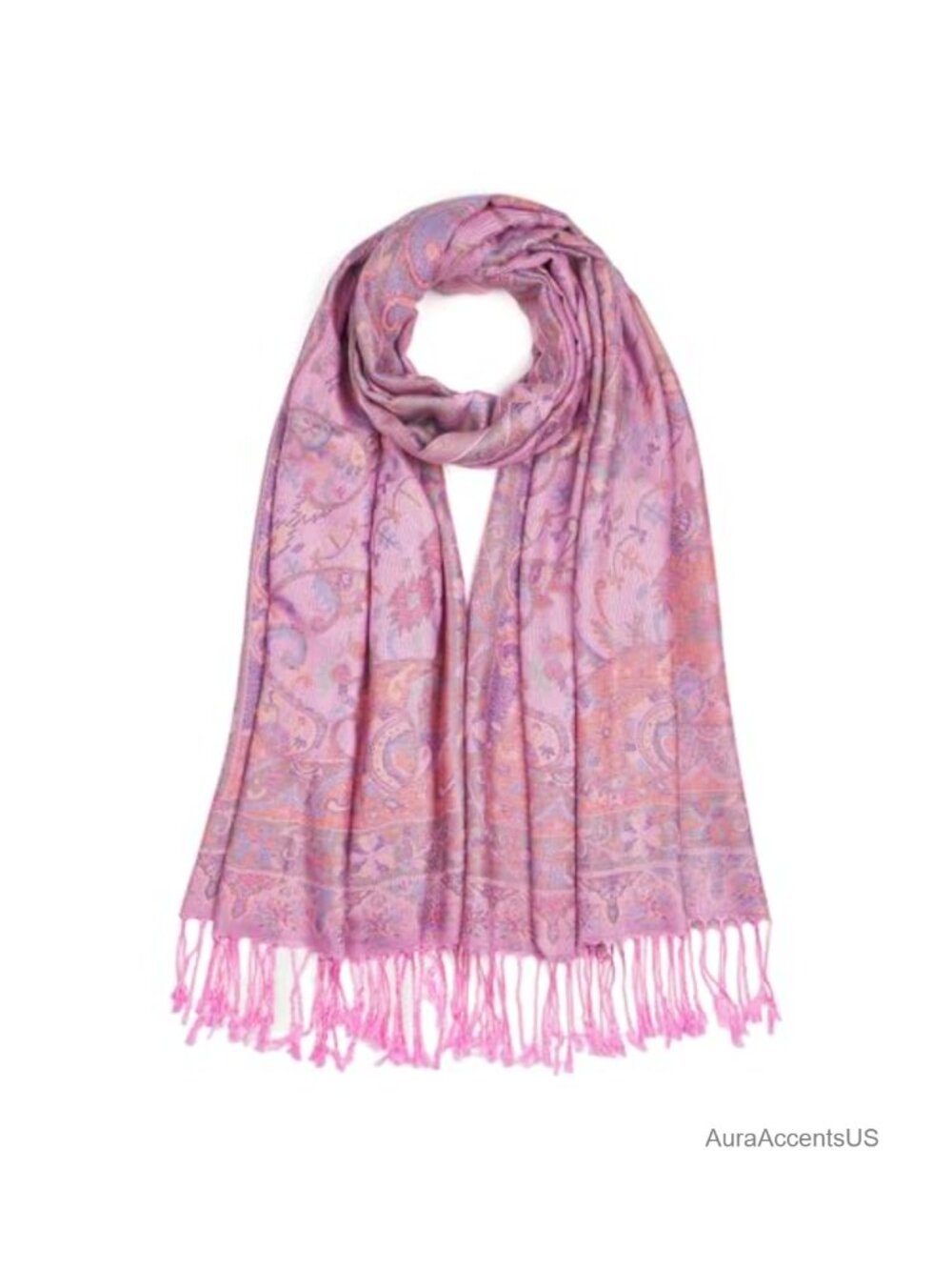 Reversible Paisley Pashmina Shawl Wrap Fringe Jacquard Evening Wedding